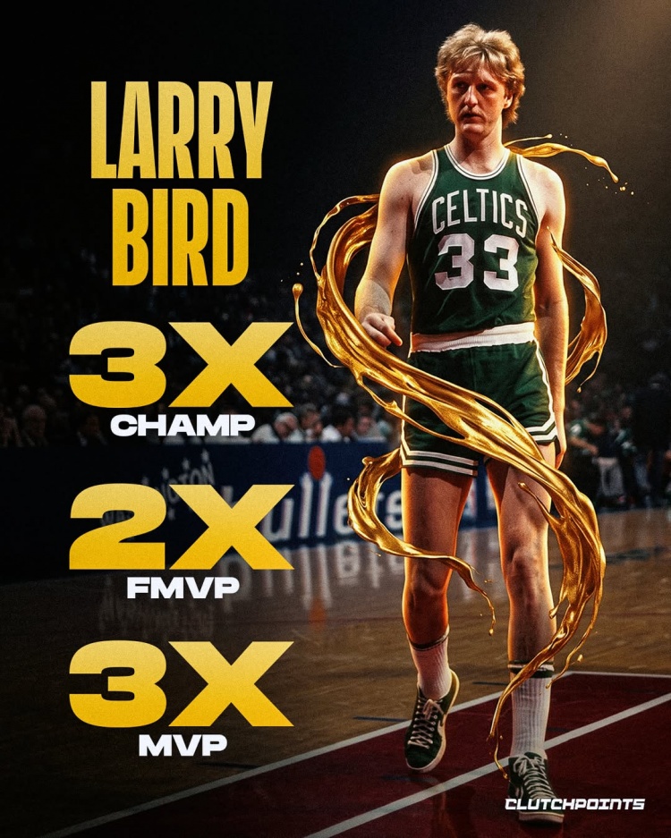 仅9人！NBA历史上拿到至少3冠+1MVP+1FMVP球员的超巨们！
